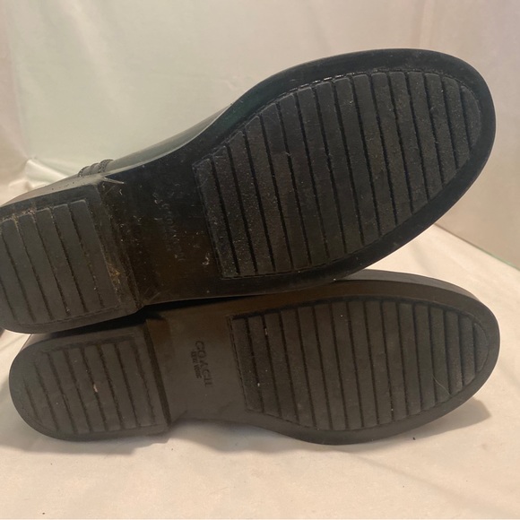 COACH “Tristee” Rubber Rain Boots Leopard Pattern w/Tie Lace Women’s Size 7 - Picture 8 of 8